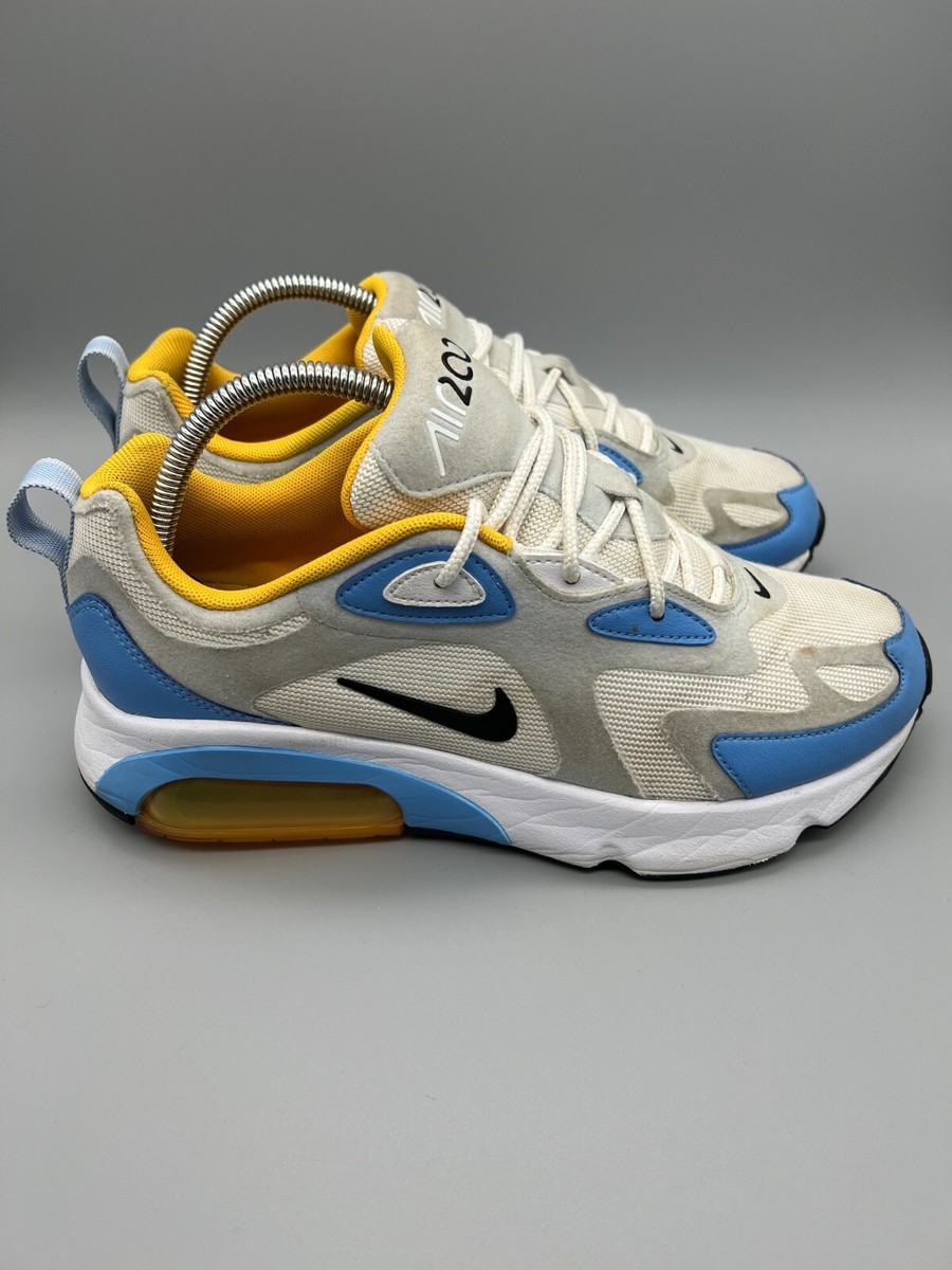 nike air max 200 blue and yellow