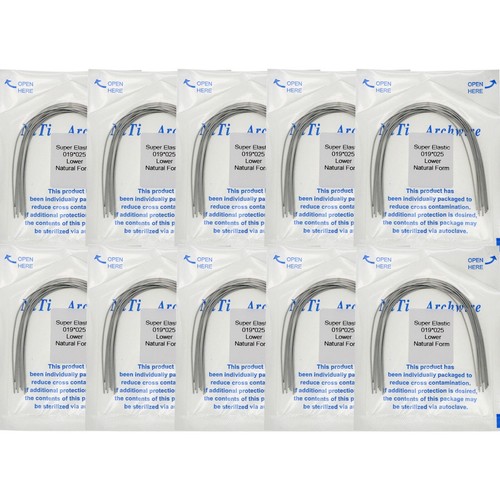 100 piezas de alambre dental Ortho Niti arco súper elástico forma natural redondo rectangular - Imagen 80 de 81