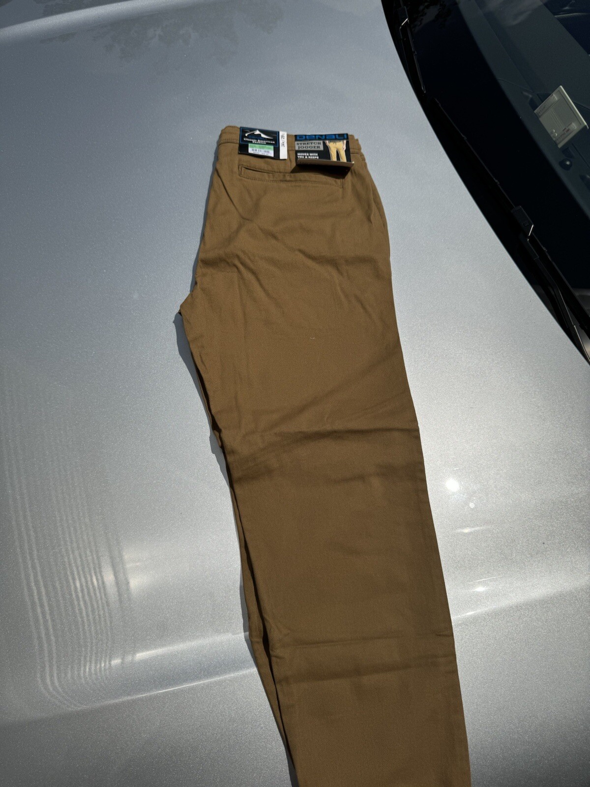 Denali Men's Classic American Fashion Khaki Boardwalk Stretch Jogger