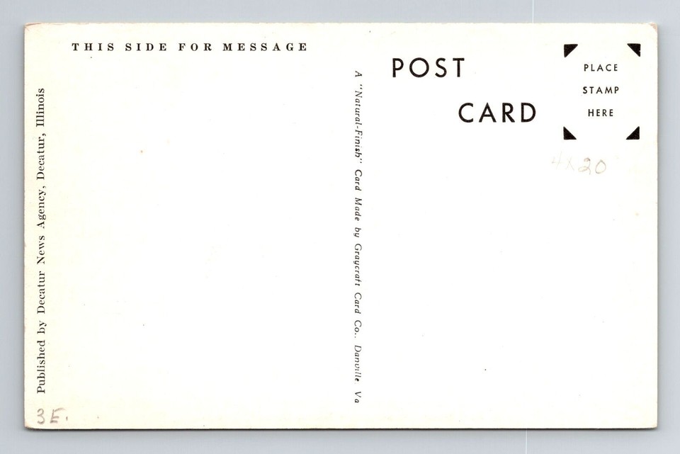 Decatur ILIllinois, New Macon County Court House, Antique Vintage Postcard eBay