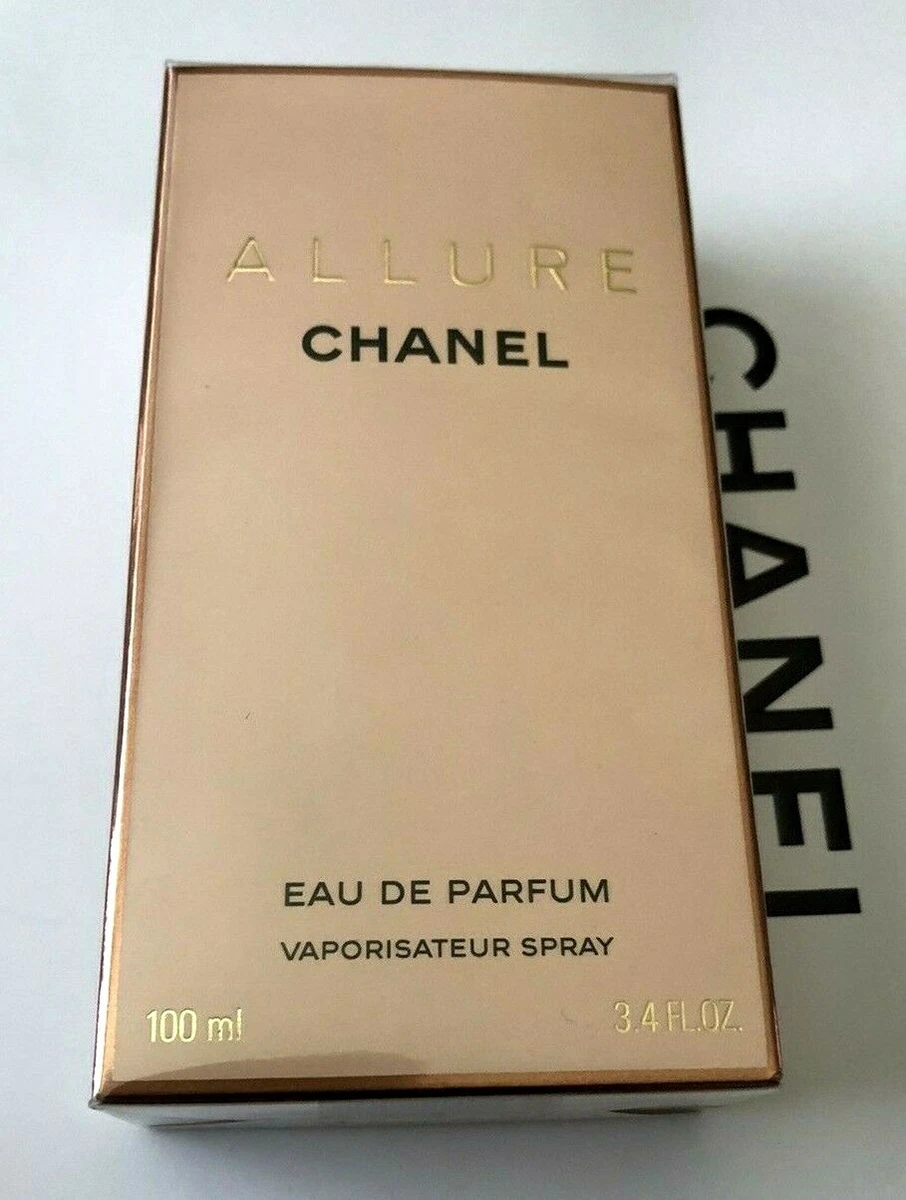 Chanel Allure Eau De Parfum Vaporisateur Spray 3.4oz .