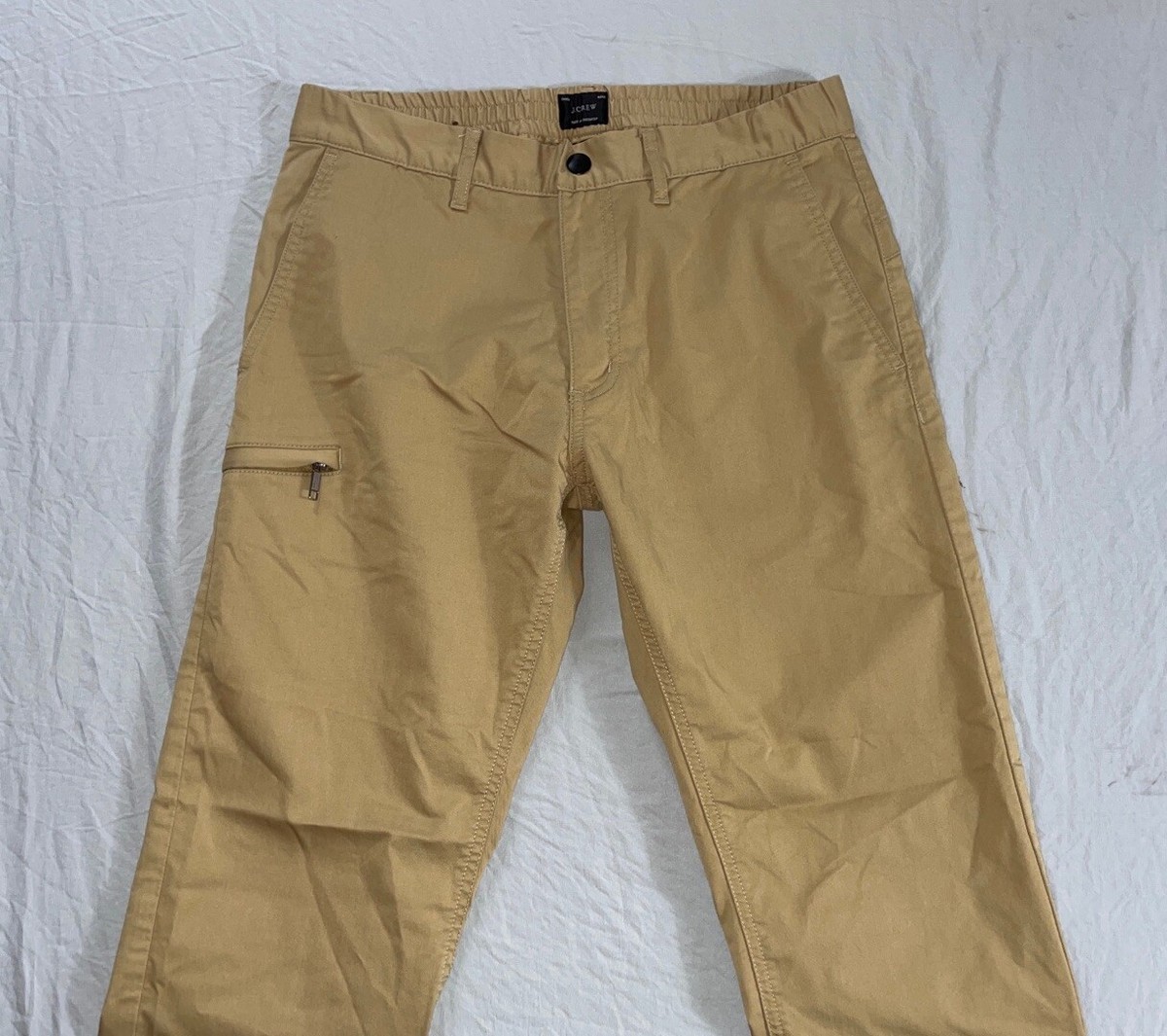 J Crew 925TW 484 Slim Lightweight Flex Waist Chino Pants. Zip