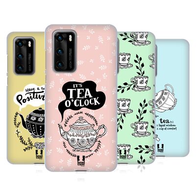 HEAD CASE DESIGNS TEA TIME SOFT GEL CASE FOR HUAWEI PHONES 4