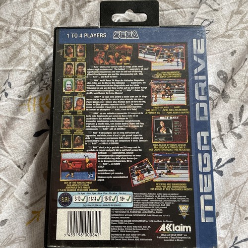 WWF Raw (Sega Megadrive, 1995) - Imagen 2 de 3