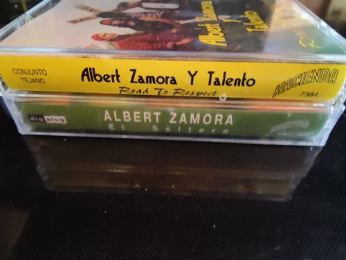 Albert Zamora y Talento "Road To Respect" "El Soltero" 2 Cassette Lot Tejano - Picture 9 of 9