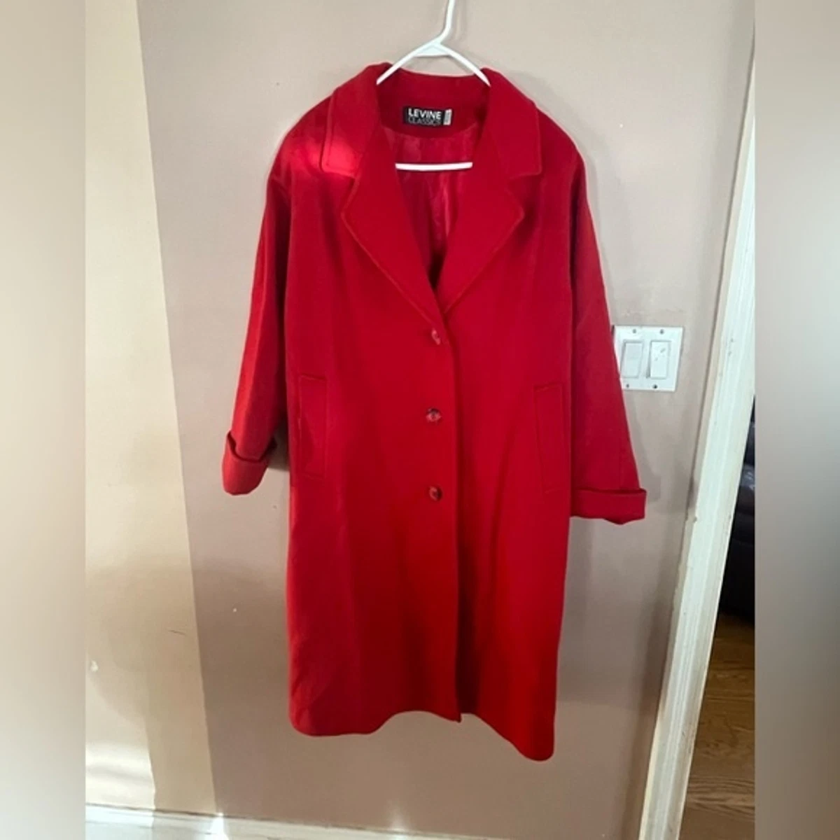 Larry levine updated wool coat 2025