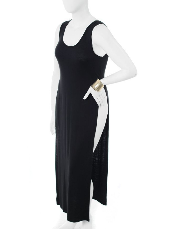 Ginevra Velvet Long Sleeve Cut Out Maxi Dress In Ivory | Oh Polly - Foto 6