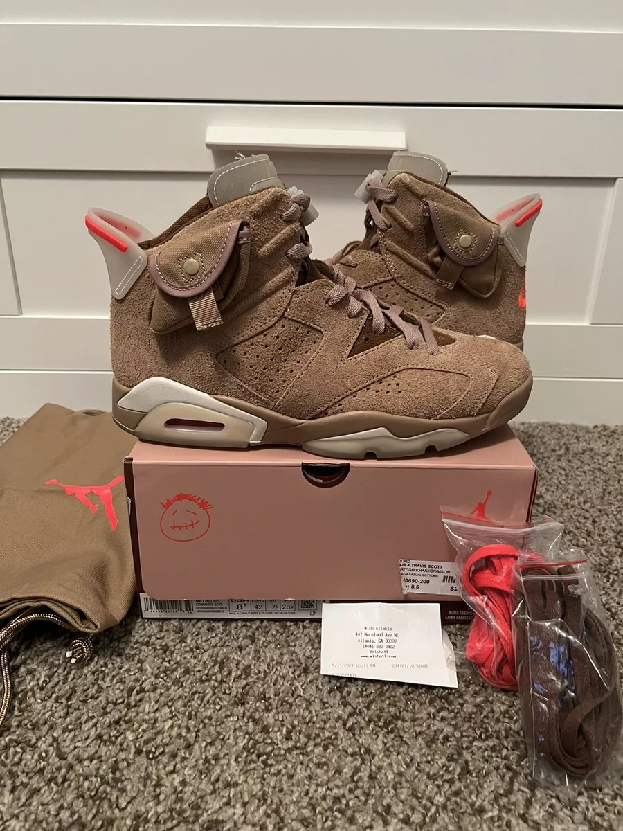 Travis Scott Jordan 6 Retro 26.5