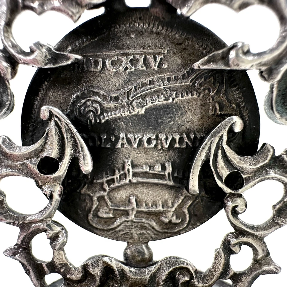 Blachian Antik Schmuck 925 Sterling Silver Bottle Stopper W/ Cork - 103.5mm - image 3 of 4