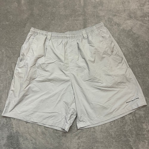 Columbia Herren PFG Backcast III Wassershorts XL 8" Schrittlänge Angeln Schwimmen grau
