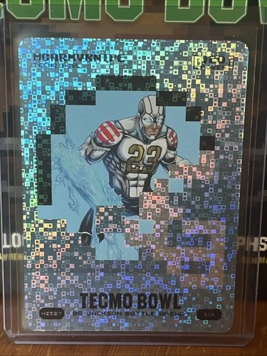 Bo Jackson Battle Arena Tecmo Bowl MCARMYKNIFE Helmet Icon Ice McCaffrey SP