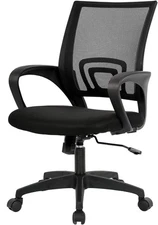 BestOffice | Ergonomic Office Chair | Mid-Back Swivel Desk Chair | Breathable Ba