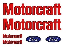 Custom Motorcraft/Ford Vinyl Decal Listing See Pics/Read Descrip.
