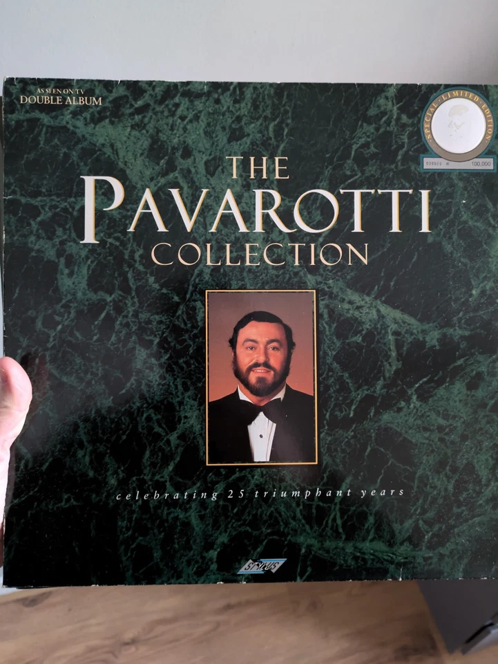Pavarotti Live Double LP Vinyl Record Collection Bundle  Foto 2 de 4