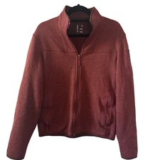 Arc’teryx Polartec Full Zip Fleece Jacket Mens Medium Maroon Technical Outdoor