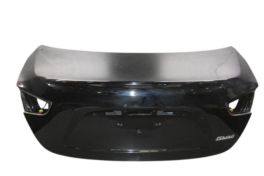 14-20 Maserati Ghibli Rear Trunk Lid Deck Shell Cover Panel Black 670008304 Oem