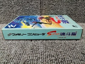 Super Contra Super C Famicom NES Konami 1990 Japan Boxed Manual Rare Action Game
