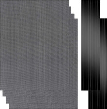 4 Pack Magnetic DIY PC Dust Filter 400X300Mm - Easy-To-Clean PVC Mesh for Co
