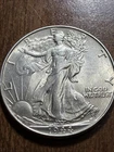 1944 BU62 Walking Liberty Half Dollar 50c Silver Actual Coin Fine For Collection
