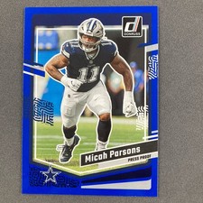 Micah Parsons 2023 Donruss Blue Press Proof #78 Dallas Cowboys