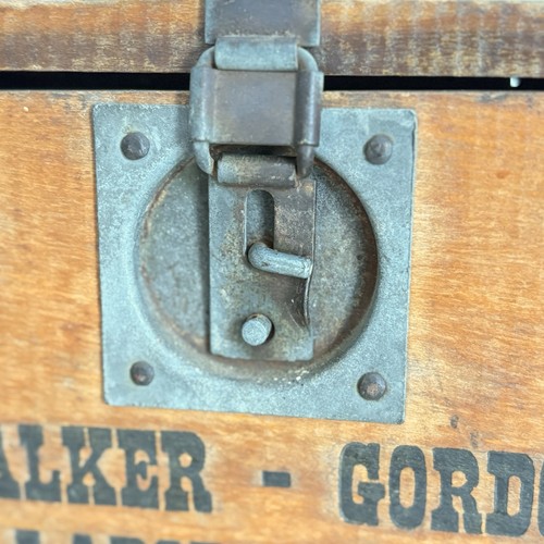 Antique Wooden Walker Gordon Laboratory Milk Crate Madison Ave New York - Picture 11 of 23