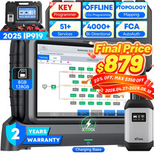 2025 XTOOL IP919 Auto Diagnostic Tool Bi-Dire...