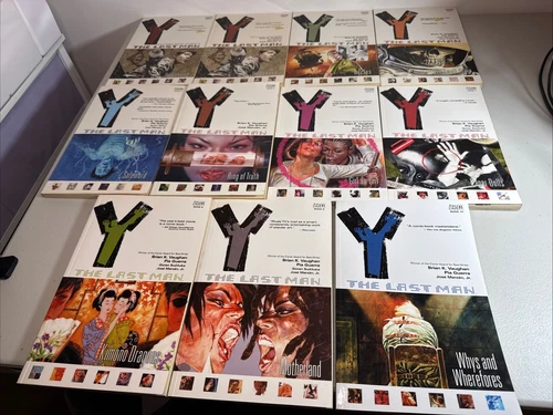 Y The Last Man Books 1-10 Trade Paperback TPB Lot - Vertigo - Complete Series