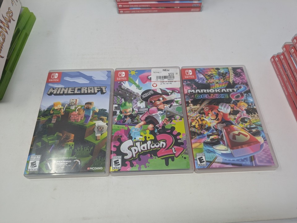 Lot Of 22 Nintendo Switch Video Game Cases - Smash Bros, Pokemon, Mario ...