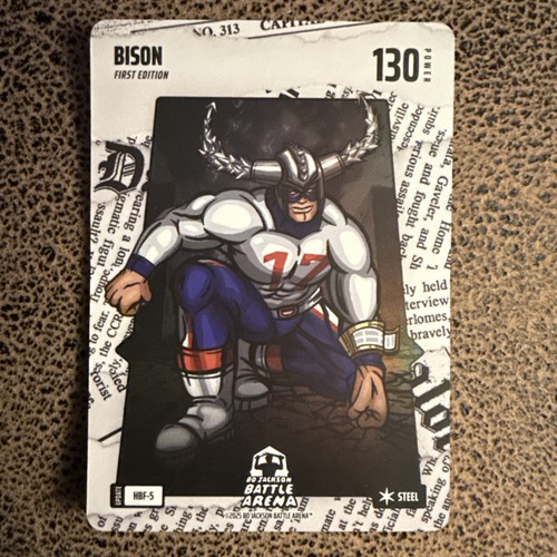 2025 Bo Jackson Battle Arena Update Bison "Josh Allen" Headliners Foil #HBF-5