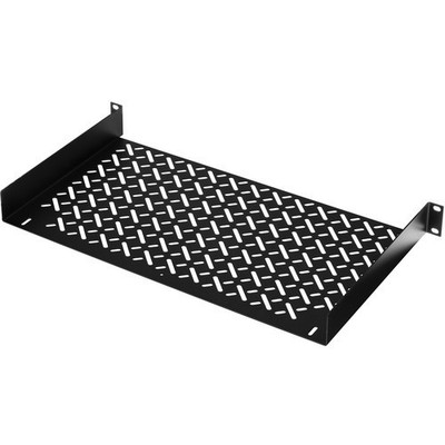 Middle Atlantic UTR1 1SP Universal Half Rack Shelf T Black Powder Coat ~New