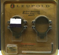 Leupold 49973 Quick Release 1" Medium QR Scope Rings Set
