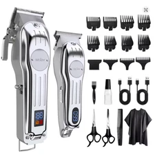SEJOY Professional Hair Clippers for Men Cordless Barber Trimmer Haircut Kit