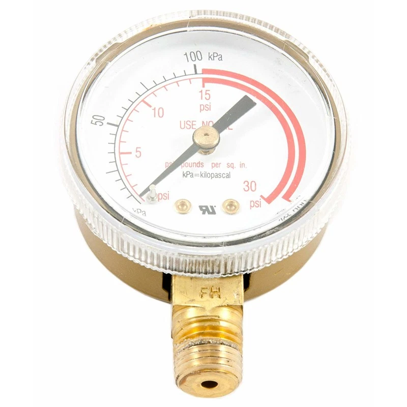 Forney 87730 Brass Low Pressure Gauge 2 Dia. in. for Acetylene Regulators - Image 3 of 3