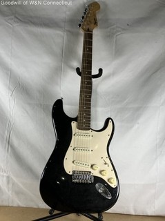 Squier Bullet Stratocaster Electric Guitar Black SSS Configuration 6 String