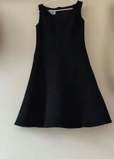 USED PRADA BLACK SLEEVELESS DRESS ACCEPTABLE