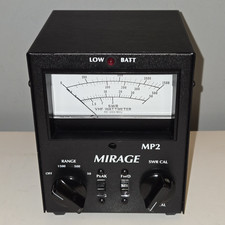 Mirage MP2 Ham Radio VHF 50-200MHz Wattmeter Power SWR Meter 1500 Watts Untested