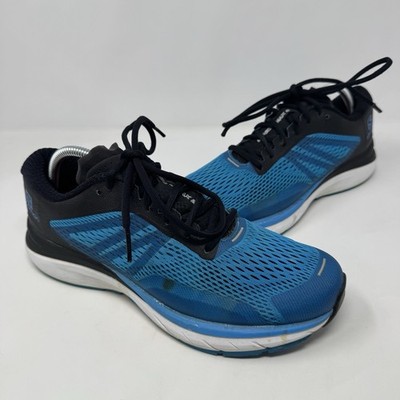 Salomon Sonic RA Max 2 Shoes Blue Black Athletic Running Sneakers Men's Size 9.5
