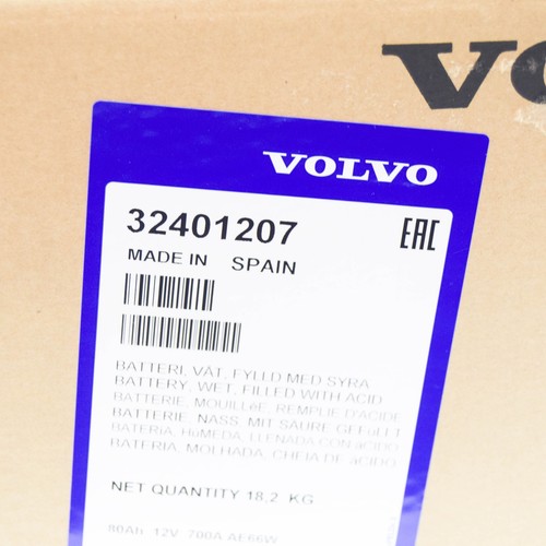 VOLVO XC60 MK1 Starter Battery 32401207 NEW GENUINE - Picture 8 of 9