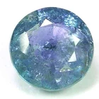 BEWITCHING NATURAL MIXED BLUISH GREEN  TANZANIA KORNERUPINE 1.15CT - ROUND CUT
