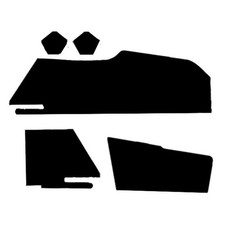 Trunk Side Panel Board 5pc For 1966-1967 Dodge Charger 2 Door Hardtop Black Trunk Side Panel Board 5pc For 1966-1967 Dodge Charger 2 Door Hardtop Black