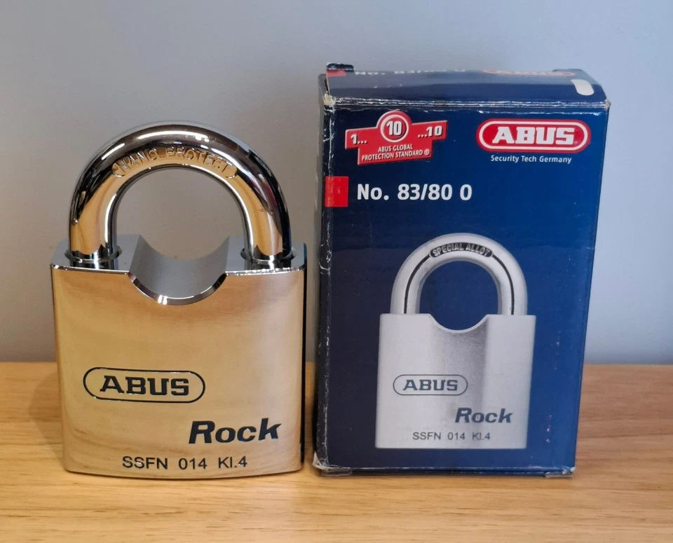 ABUS 83/80 Rock Series 2 High Security Padlock, 80mm Wide, Pfaffenhain cylinder. - Image 3 of 4