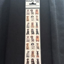 Paper House Sticky Pix Mini Mixed Dogs Sticker Set Many Dog Breeds Puppy