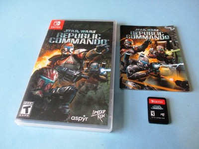 Star Wars: Republic Commando Nintendo Switch Game w/Case & Booklet