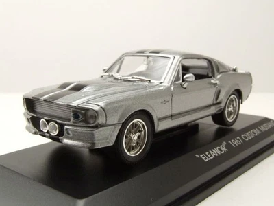 Ford Shelby Mustang GT 500 1967 silbergrau Eleanor Modellauto 1:43 Greenlight - Bild 1 von 4