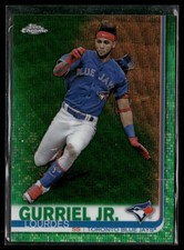2019 Topps Chrome #118 Lourdes Gurriel Jr. Green Wave Refractor #/99