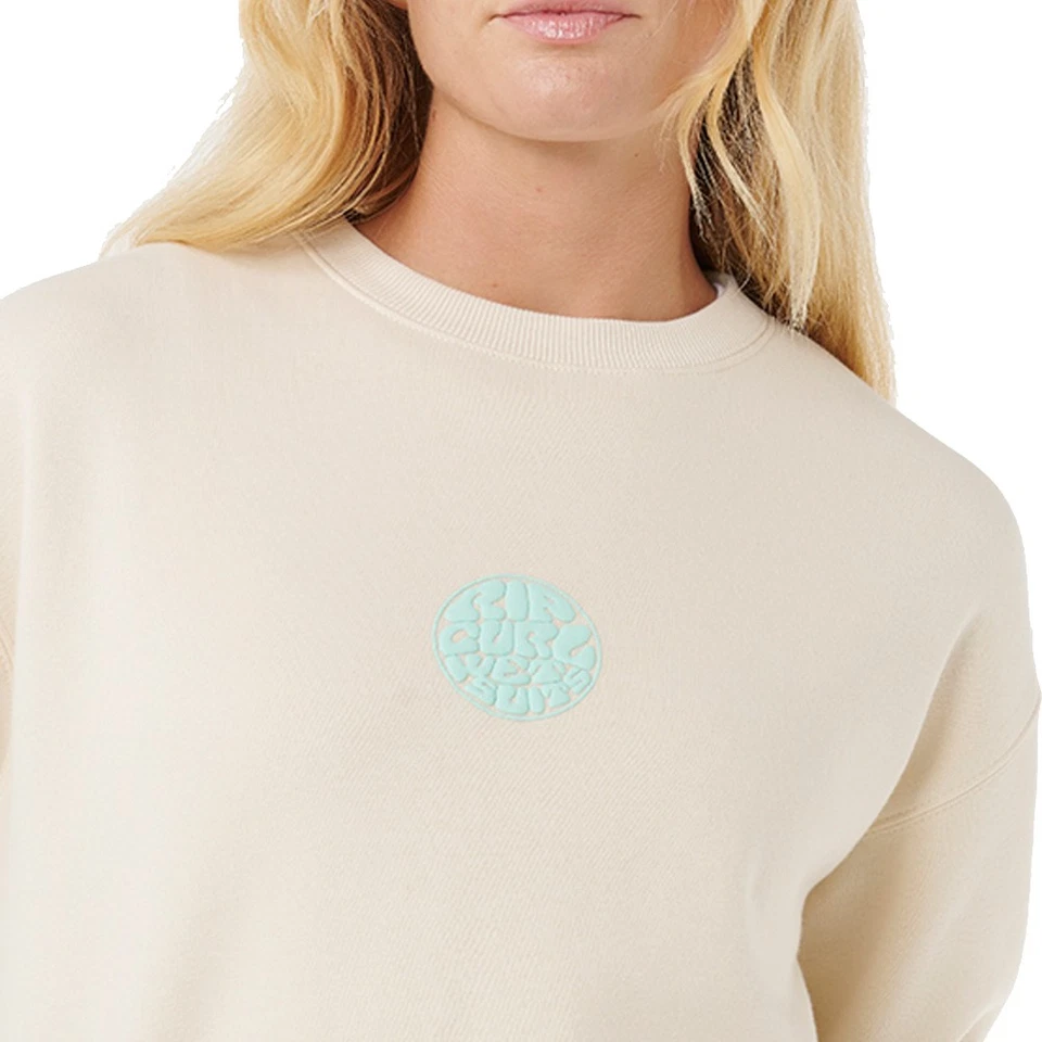 Rip Curl Icons Of Surf Relaxed Crew Sweatshirt- Shell - Bild 3 von 4