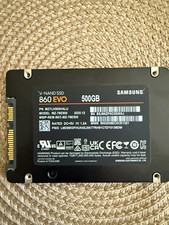Samsung 860 EVO 500GB 2.5" SATA III Internal SSD Black MZ-76E500