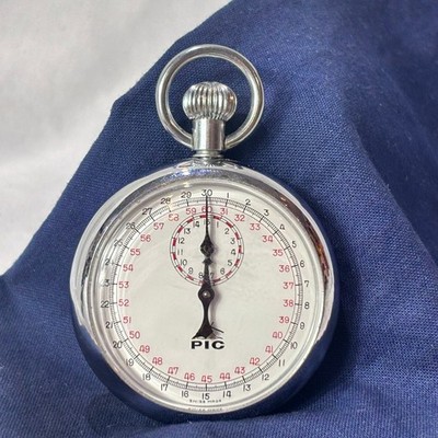 Swiss Made PIC Stopwatch Push Button Timer Works