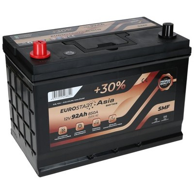 Eurostart Asia 92Ah 850A/EN +Links Japan D31X Autobatterier