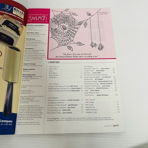4 XYarn Australian Knitting Magazine issue Knit Felt Crochet Weave 2008/2009 - Picture 12 of 15